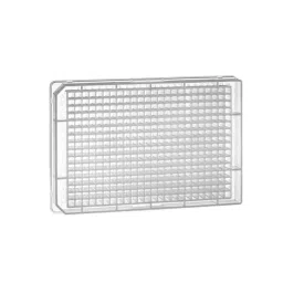 Tarson 130 µl 384 Wells Square Shape Pyramid Bottom Polypropylene Micro Plate 520074 (Pack of 50) image 1
