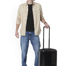 DKNY BEVELED Range Black 22" Cabin Hard Luggage-53