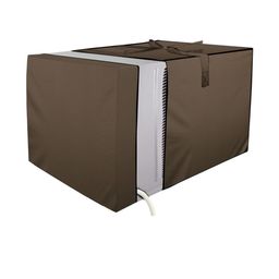 Stylista Beige Solid Waterproof Air Conditioner Covers-picture-30