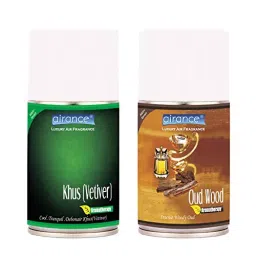 Airance 250 ml Each Khus(Vetiver) & Oud Wood Spray Air Freshener Automatic Spray (Pack of 2)-31