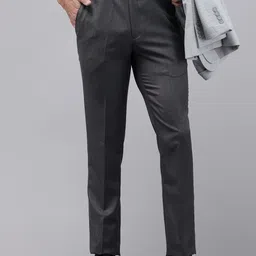 Park Avenue Men Slim Fit Formal Trousers-image-59