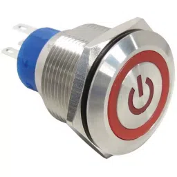RS PRO Illuminated Push Button Switch Momentary 22.2 mm Cutout SPDT Red LED 250 V AC, 1759698-picture-19