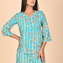 Rashmi Shree Creation Printed Top & Trousers Co-Ord Set image 2