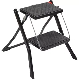 Monotaro 2-Step Foldable Steel Step Stool Slim Type 77356835-image-1