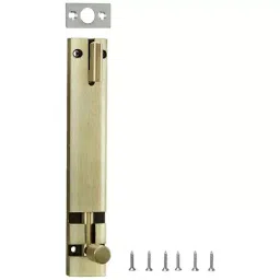 Aquieen 152.4 mm (6 Inch) Stainless Steel Antique Brass Tower Bolt Set, AQN 602-8