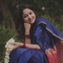 CaniBani Blue Silk Blend Banarasi Sarees-image-64