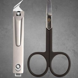 basicare Rubber Grip Handle Nail Scissors With Precision Blades Nail Clipper-26