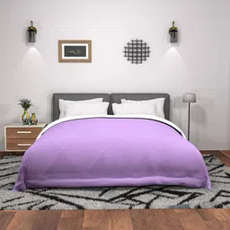 Kuber Industries Lavender Mild Winter 300 GSM Double Bed Comforter-image-11