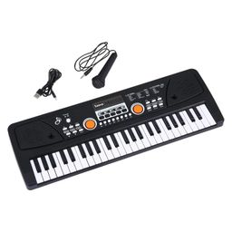 Sanjary battery operated  Piano Keyboard Electronic Organ Multi Function Portable with Microphone - Color May Vary-image-1