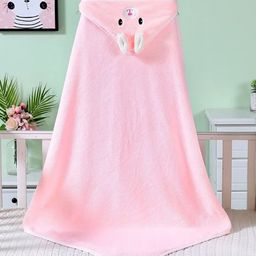 Butterthief New Born Baby Super Soft Hooded Bath Towel - Pink-image-115