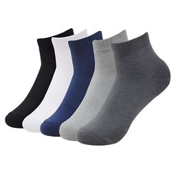 MOMISY Cotton Pack Of 5 Solid Socks - Multi Colour-image-79