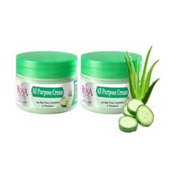ROSA Set Of 2 All-Purpose Cream with Aloevera & Cucumber - 100 ml Each-26