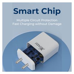 XTOUCH XT-Thunder 65Watt Charger with Type-C Cable Compatible with All Devices-White image 2