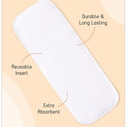 babyhug BabyhugFree Size Reusable Cloth Diaper with Inserts Pack of 3 - Multicolour image 4