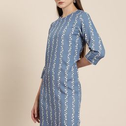 her by invictus Floral Printed A-Line Mini Dress-image-58