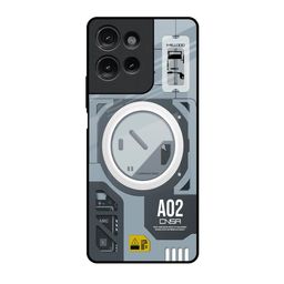 QRIOH Modern Technology Printed Motorola G75 5G Impact Resistant Back Case-picture-37