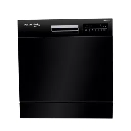 Voltas Beko 8 Place Setting Dishwasher Black DT8B-image-33