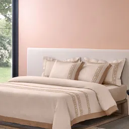 SANSAAR A DDECOR BRAND LIVE CONSCIOUSLY Geometric 3 Piece Double Extra Large Bedding Set-image-80