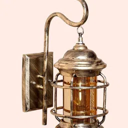KINIS Gold-Toned Metal Quirky Abstract Shaped Shaped Wall Lamp-4