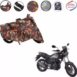 Auto Pearl Polyester Waterproof Two Wheeler Cover for Hero MotoCorp XPulse,(Jungle Print)-image-94