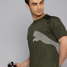 Puma Train All Day Big Cat Brand Logo Printed dryCELL Training T-shirt-image-46