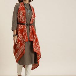 Taavi Ethnic Motifs Dyed Pure Cotton Batik Bhagalpuri Handloom Dupatta-18