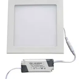 GENERIC 12 W Cool White Square LED Panel Light With Driver PS12W image 1