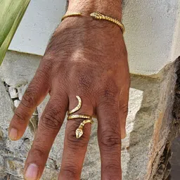 Soul Works Adjustable Shivohum Finger Ring-image-98