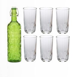 SOMIL Green Glass Airtight Can Bottle-image-101