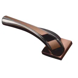 DORIO Hunny on Rose Mortise Handle Rg/Black Finish, DC-1902 (1 Pair)-image-3