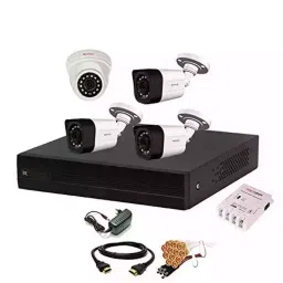 CP Plus 4CHDVR-3B-1D-35 2.4MP Dome Camera and DVR Kit with All Accessories (White;Black)-46