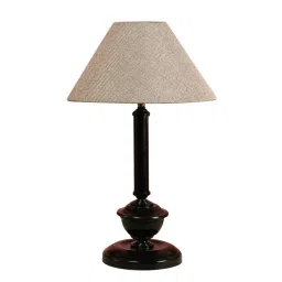 Tucasa NTU-22 B-22 Table Lamp with Metal base (Beige) image 5