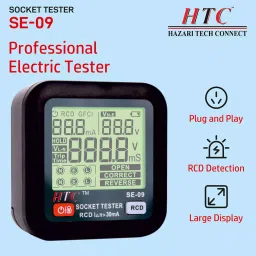 HTC Three Hole Socket Line Sequence Detection Tester 30 to 260 V Range, SE-09 image 5
