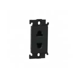 Legrand Mylinc 6/16 A Euro US Socket with 2 Pin and 1 Module 6763 29-3