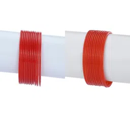 SOMIL Red Alloy Bangle-image-76