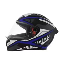 Studds N1 Matt Black Medium (570 mm) Full Face Helmet, Thunder D4 Decor-image-81