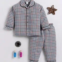 Clt.s Kids Geometric Printed Pure Cotton Night suit-picture-14