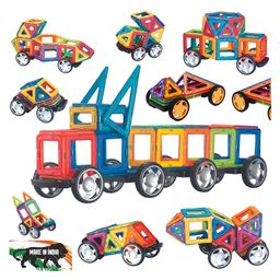 GELTOY Gelmag Blocks 50 Pieces Train Set Cars Sports Play Creative Learning STEM Educational Toy for Kids-26
