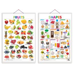 Fruits and Shapes Early Learning Educational Charts - English-19