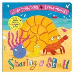 pan macmillan india Sharing a Shell Bedtime Board Book by Julia Donaldson - English-picture-13