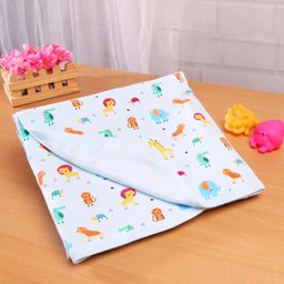 Simply Interlock Knit Bath Towel with Boat Print L 80 x B 80 - Aqua Blue-image-18
