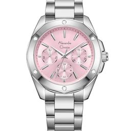 Alexandre Christie Women Embellished Dial & Stainless Steel Analogue Watch 2A72BFBSSPN-image-89