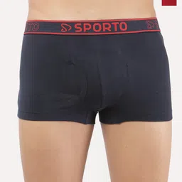 Sporto by Macho Men Pack Of 2 Short Trunks Sprto_M1022-N(1)-R(1)-S-picture-44