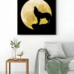 999Store Black & Gold-Toned 1 Piece Canvas Other Wall Paintings-image-67