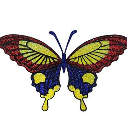 Comet Busters Temporary Handcrafted Body Jewel Glitter Butterfly Tattoo-13
