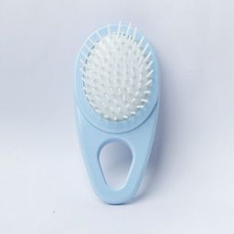 Beutifly Kids Round Small Pocket Hair Brush For Detangling Hair - Blue-16