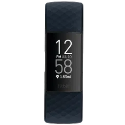 fitbit Charge 4 Fitness Tracker with Personalised Clock Face (1.5 Inch Intuitive Touchscreen PMOLED Display, Water Resistant, Storm Blue Strap)-53