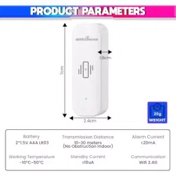 amiciSense WiFi Vibration Sensor image 5