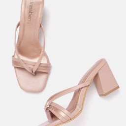 DressBerry Open Toe Block Heel-18