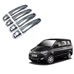 Auto Pearl APA406 Chrome Door Handle Latch Cover Enjoy (Set of 4)-picture-16